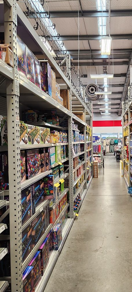 Interior of The Warehouse 01 aisles
