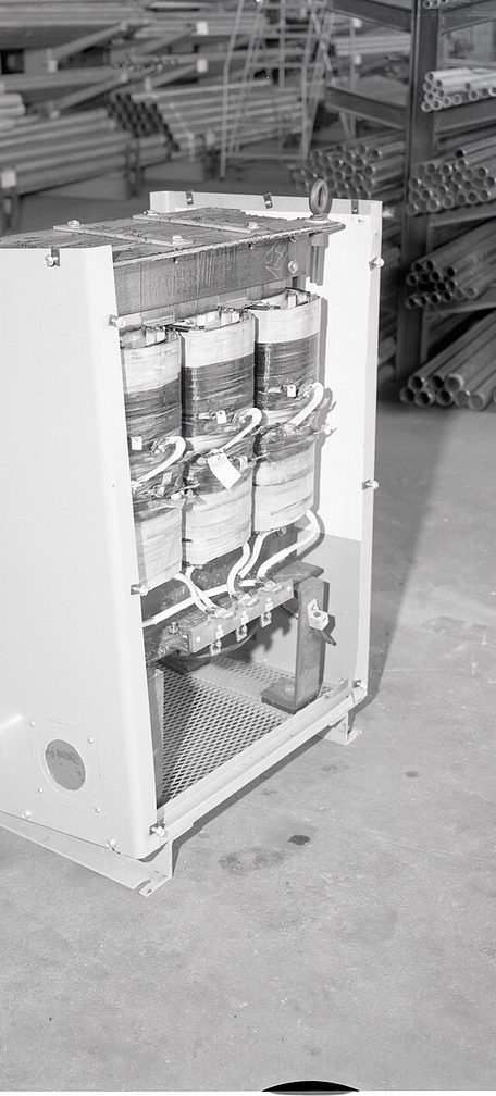 DAMAGED TRANSFORMER FOR WINDMILL PROJECT AT SHIPPING DOCK - NARA - 17444299