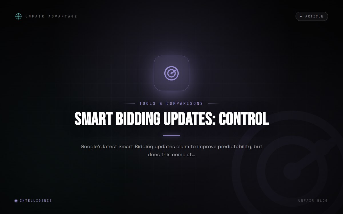 Googles neueste Smart Bidding Updates: Berechenbarer oder weniger Kontrolle?