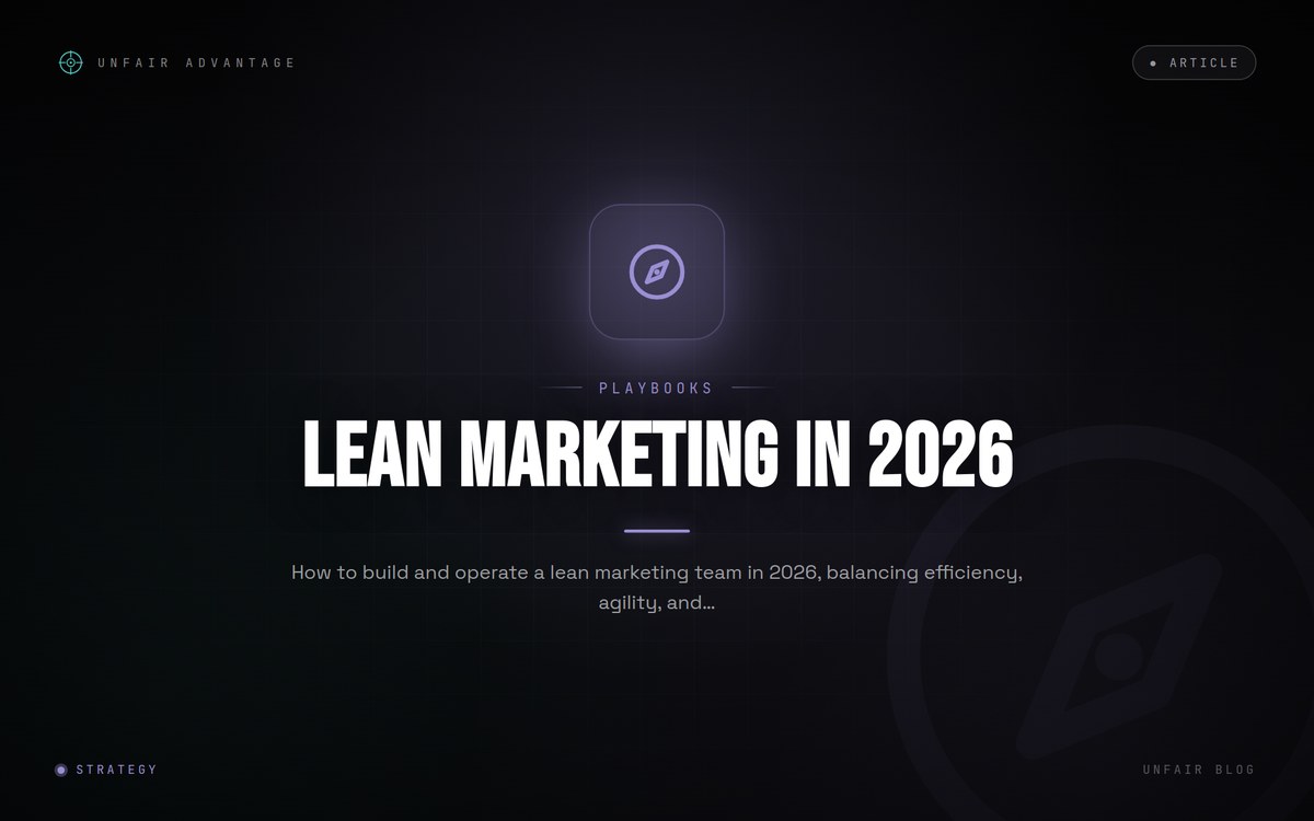 How to Run a Lean Marketing Team in 2026 Without Burning Out or Scaling Back