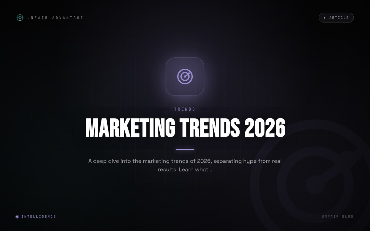 Marketing Trends 2026: What Actually Works