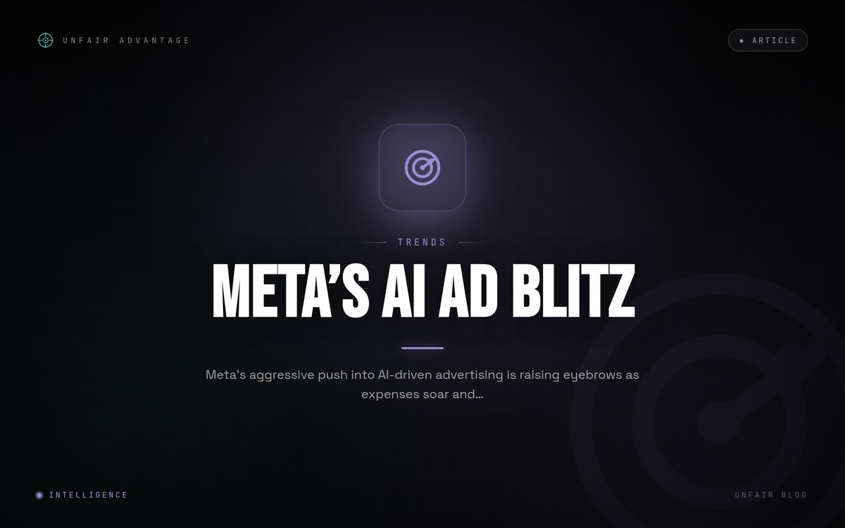 Meta’s AI Ad Blitz: Reckoning or Growing Pains?