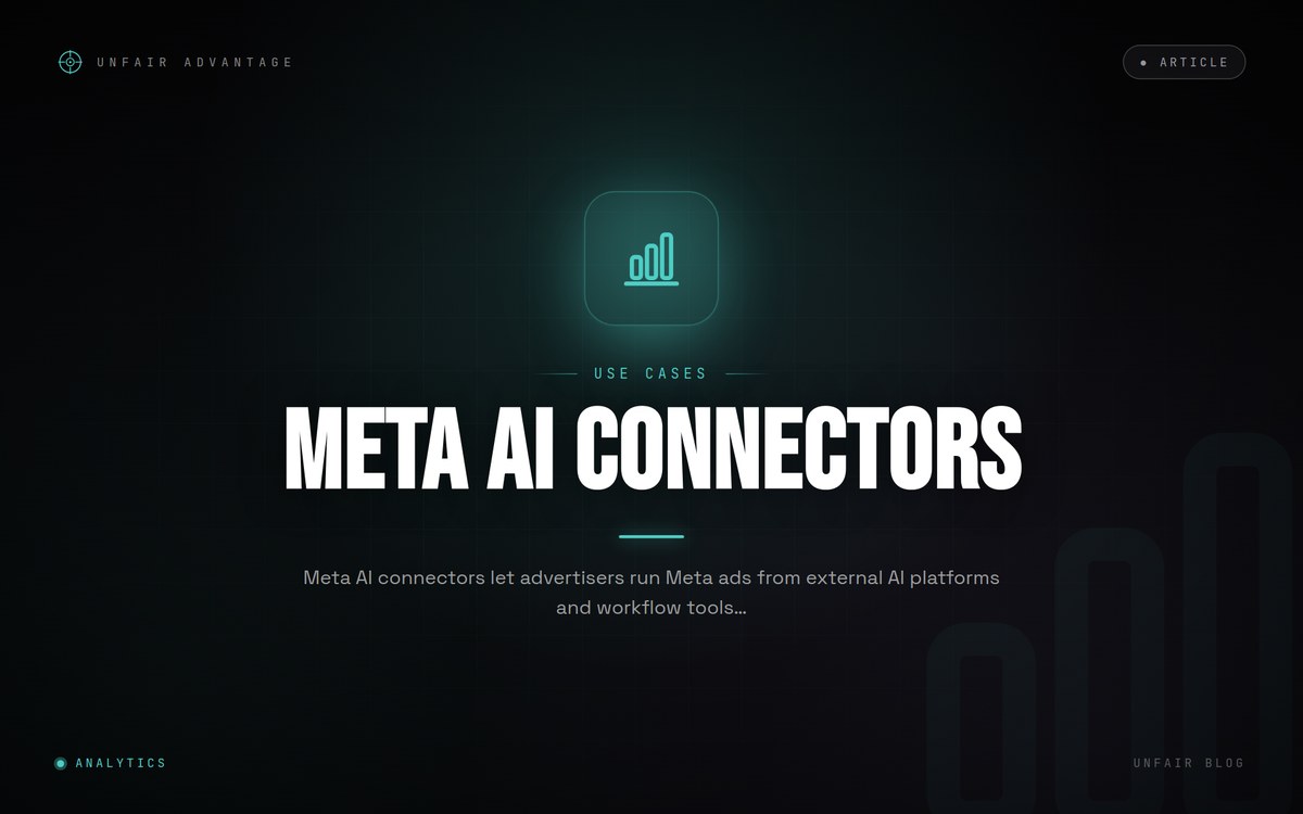 Meta AI Connectors: Warum Meta Ads außerhalb des Ads Managers alles verändert