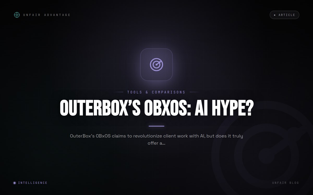 OuterBox’s OBxOS: Revolutionary AI or Repackaged Automation?