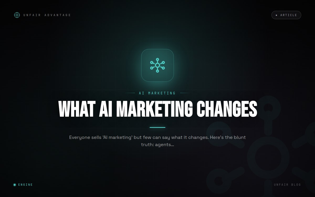 Was AI Marketing wirklich verändert