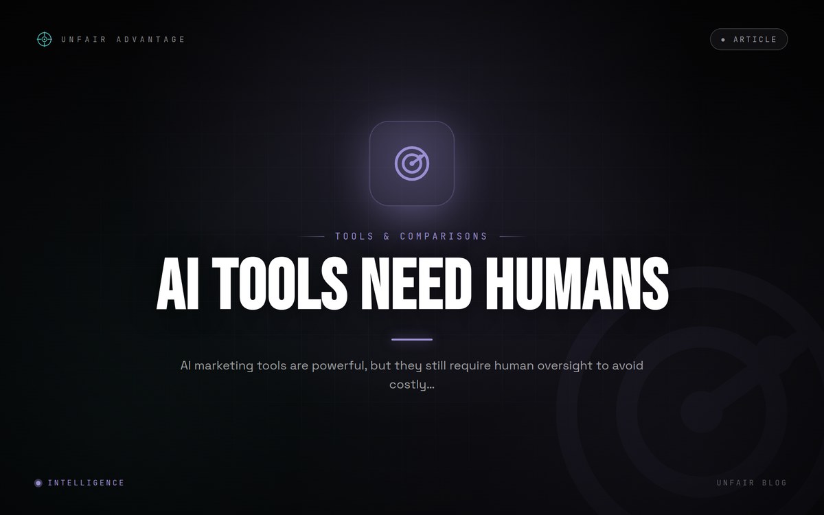 Why AI Marketing Tools Still Need Human Operators in 2026