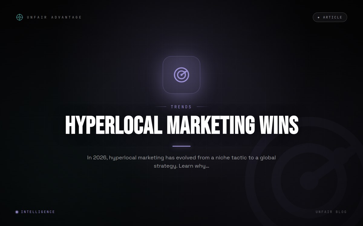 Why Hyperlocal Marketing Is the New Global Strategy