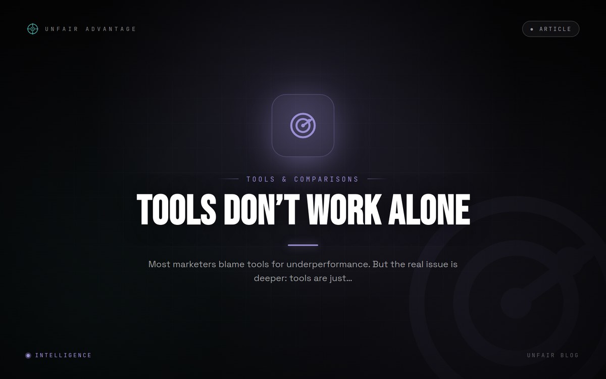 Why Marketing Tools Don’t Work Alone (And What to Do About It)