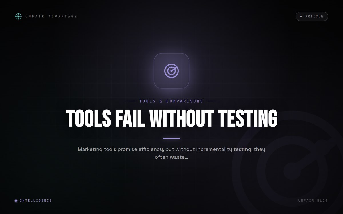 Warum Marketing-Tools ohne inkrementelles Testen scheitern