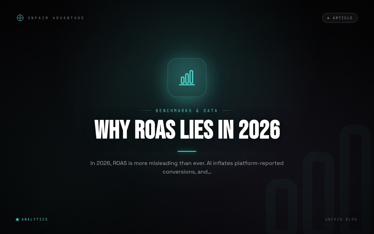 Warum Deine ROAS-Zahl lügt (2026 Edition)