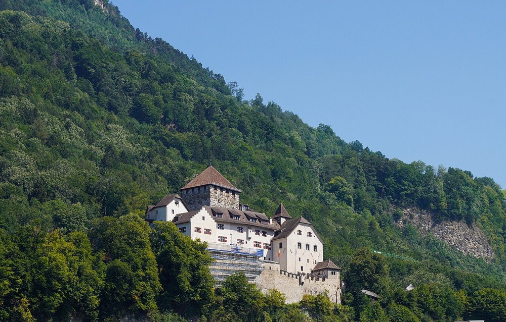 Vaduz Castle on the hillside