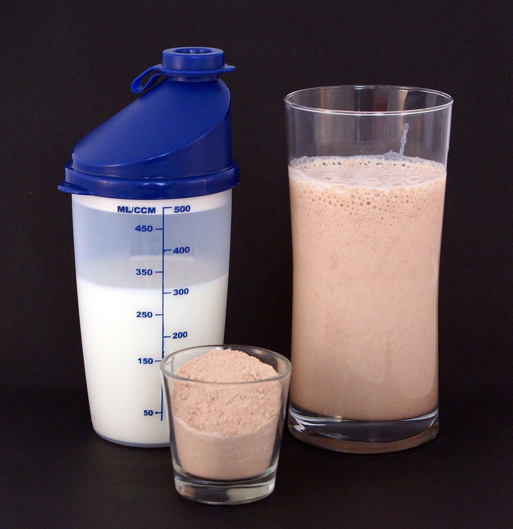 A shaker bottle