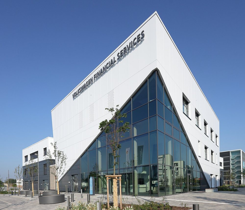 The Volkswagen Financial Services office in Braunschweig