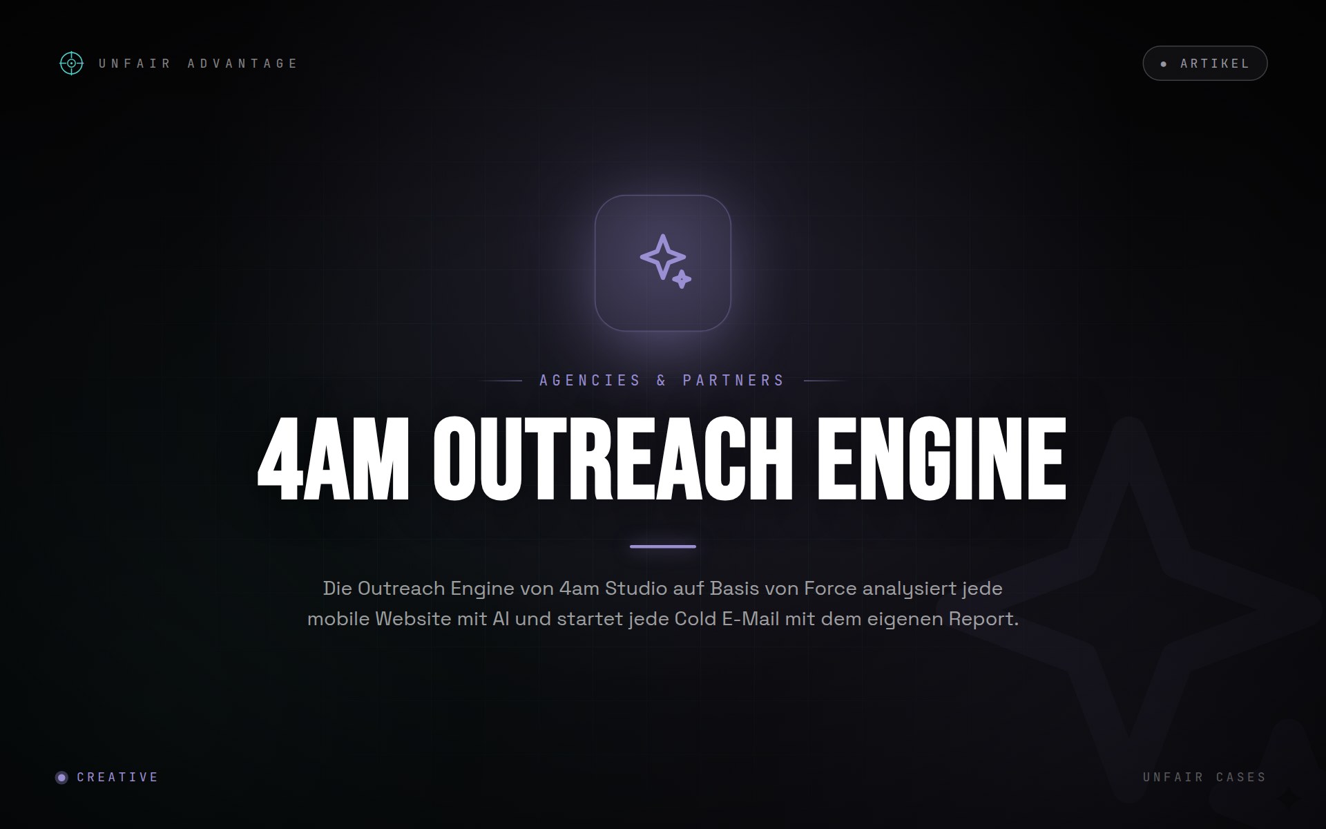 4am Studio: Jede Website eines Leads wird zum Grund zu antworten