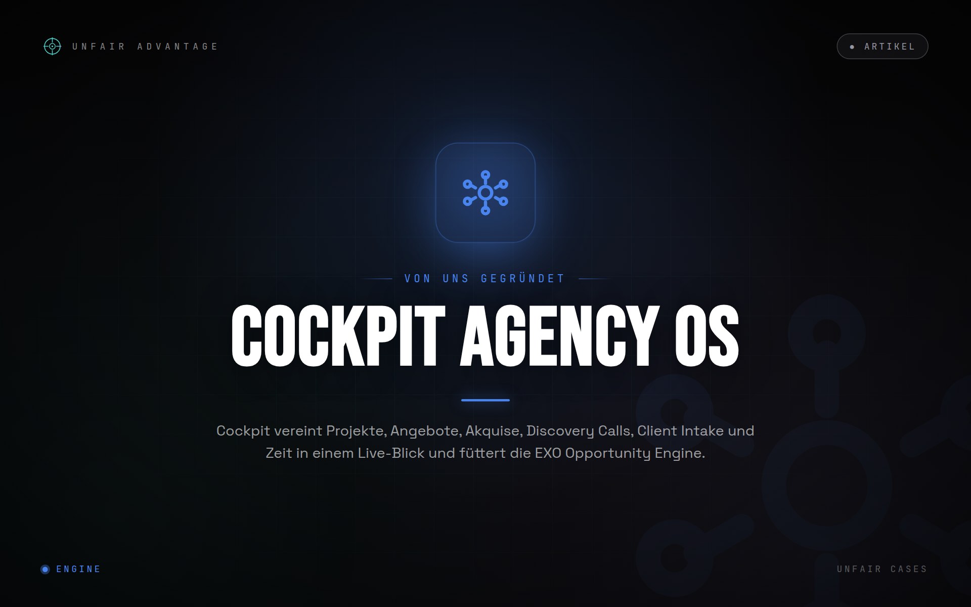 Cockpit: Das Operating System, das eine ganze Agentur in einem Blick steuert
