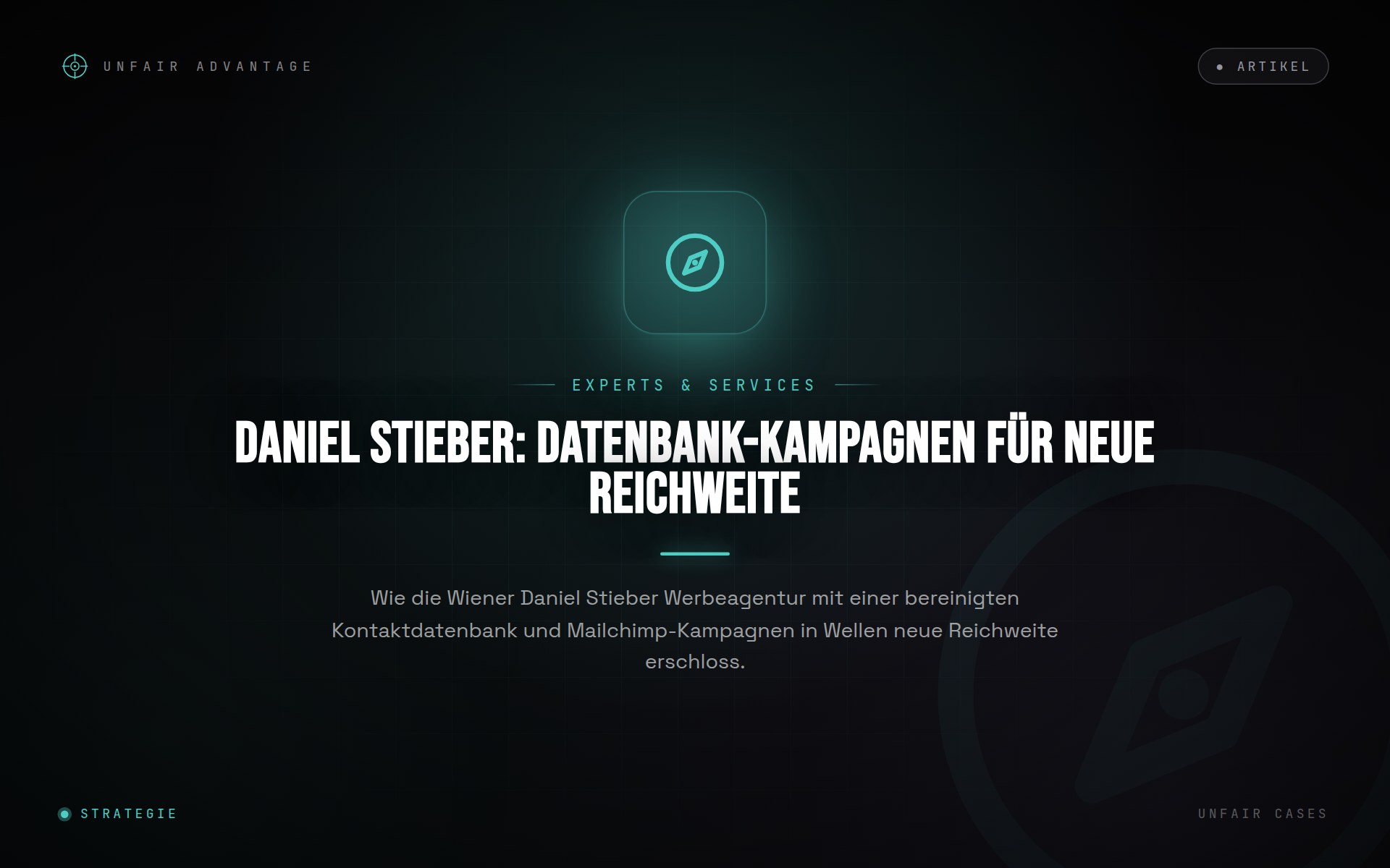 Daniel Stieber: Datenbank-Kampagnen für neue Reichweite
