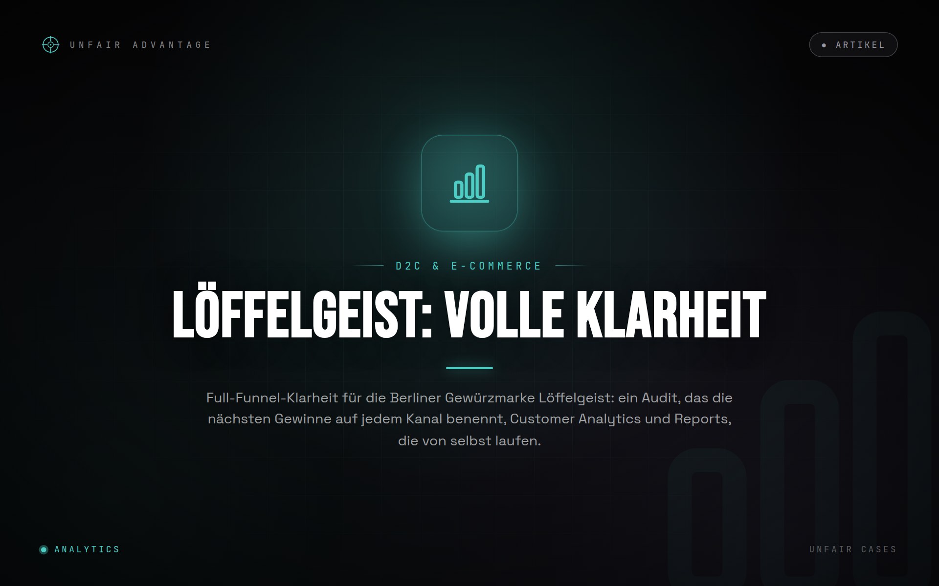 Full-Funnel-Klarheit für Löffelgeist, die Berliner Gewürzmarke