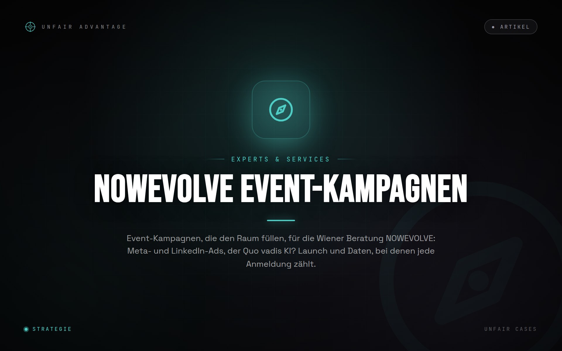 NOWEVOLVE: Event-Kampagnen, die den Raum füllen und jede Anmeldung zählen