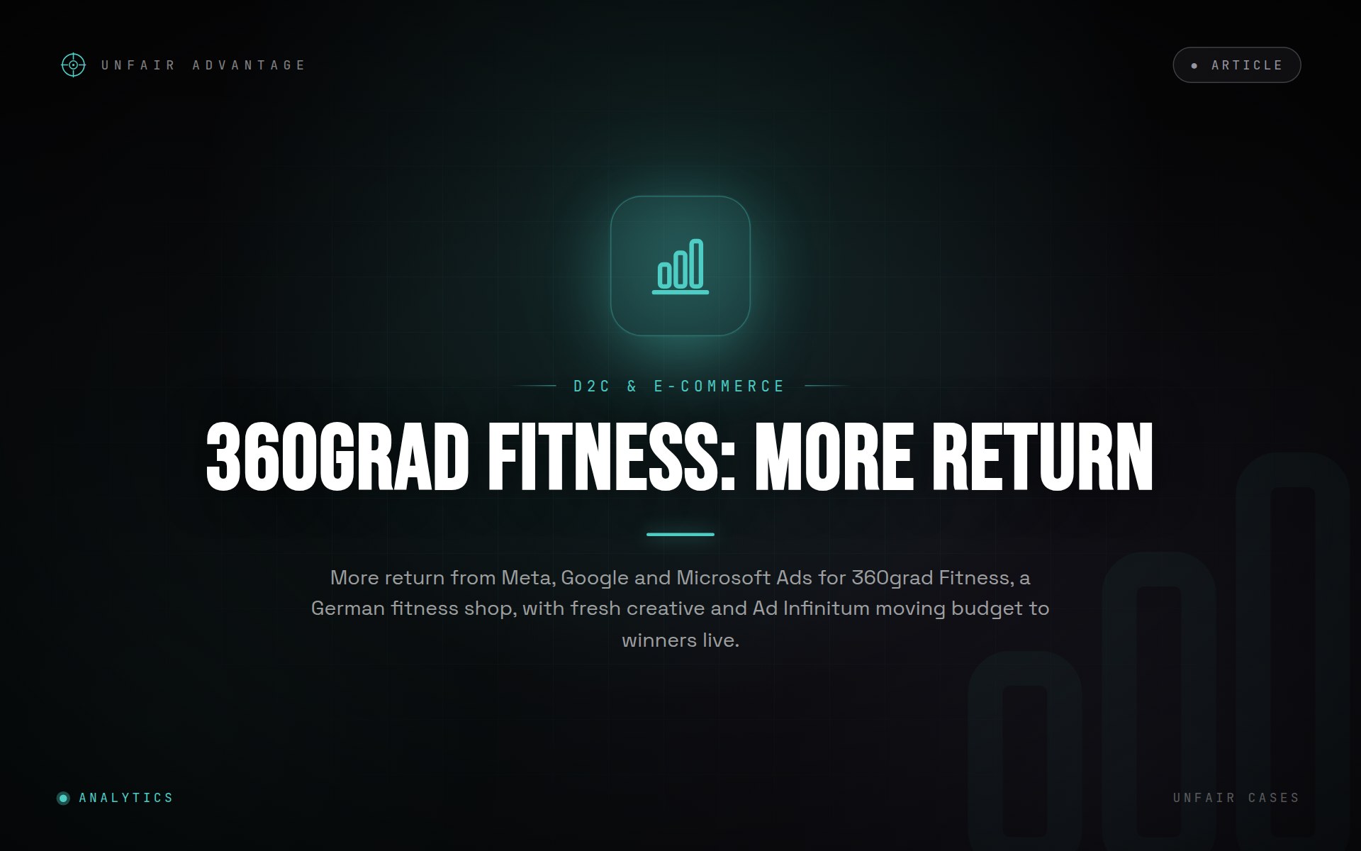 More Return From Every Channel for 360grad Fitness