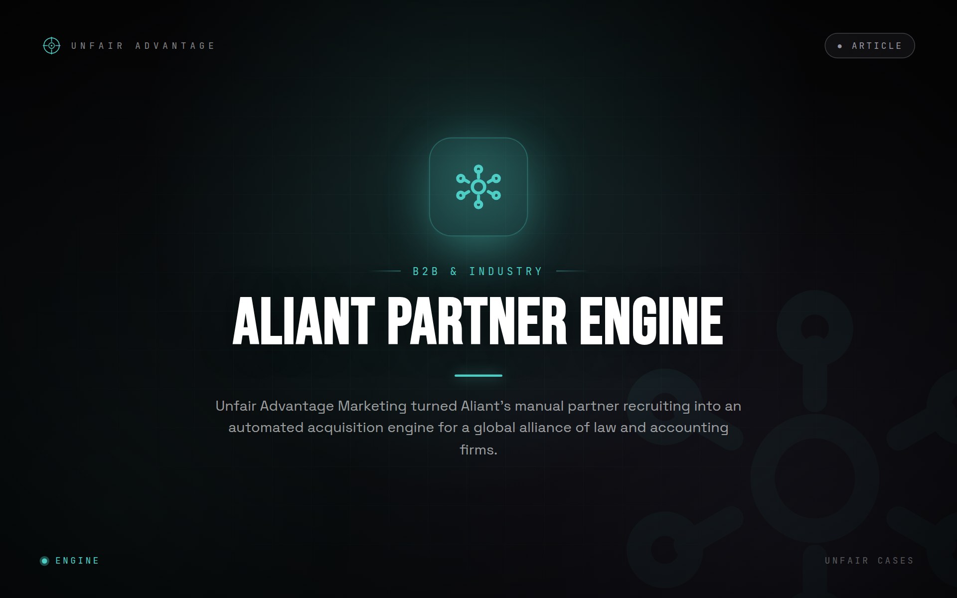 Aliant: Manual Partner Recruiting Turned Into Automated Acquisition