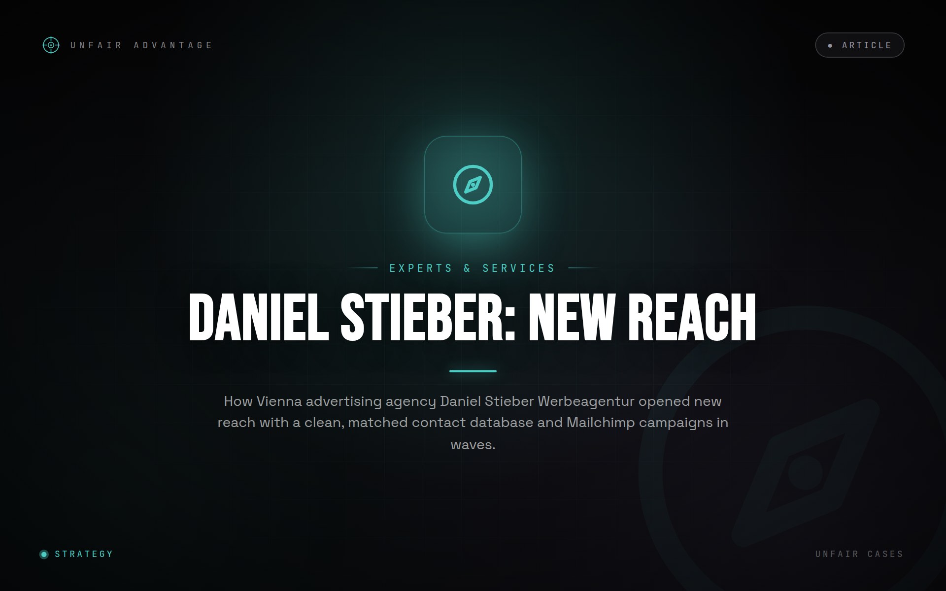 Daniel Stieber: Database Campaigns That Opened New Reach for an Agency