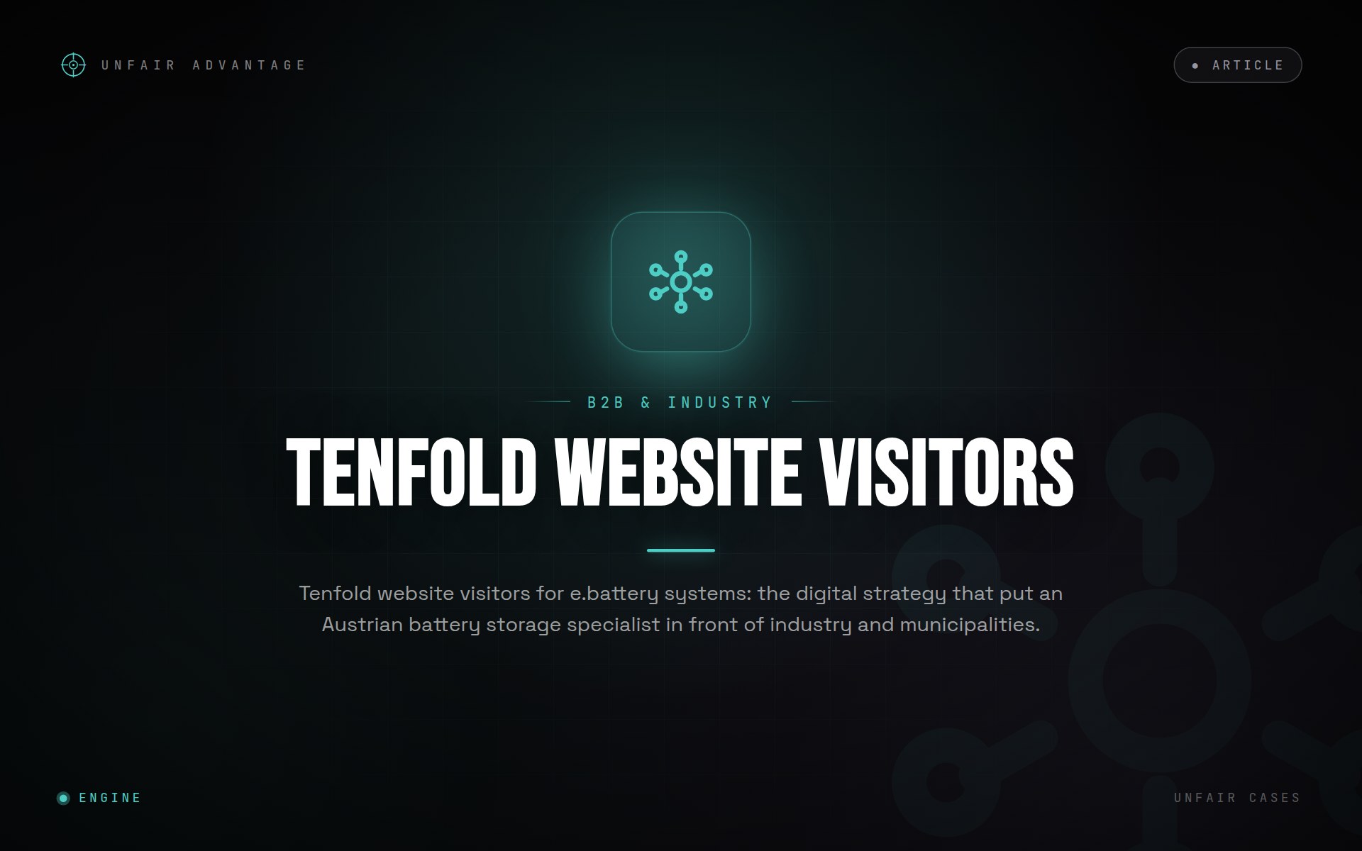 e.battery systems: Tenfold Website Visitors for Battery Storage