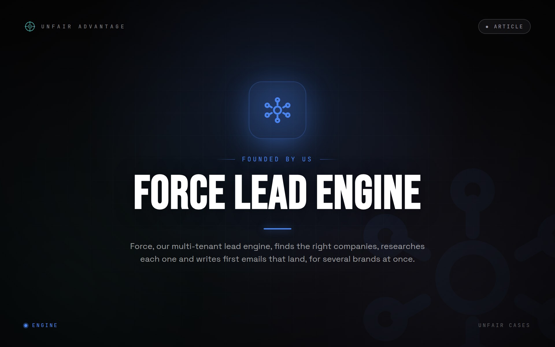 Force: The Lead Engine That Researches Every Prospect Before It Writes