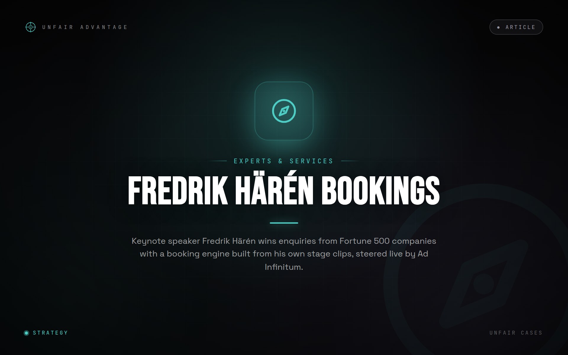 Enquiries From Fortune 500 Companies for Keynote Speaker Fredrik Härén