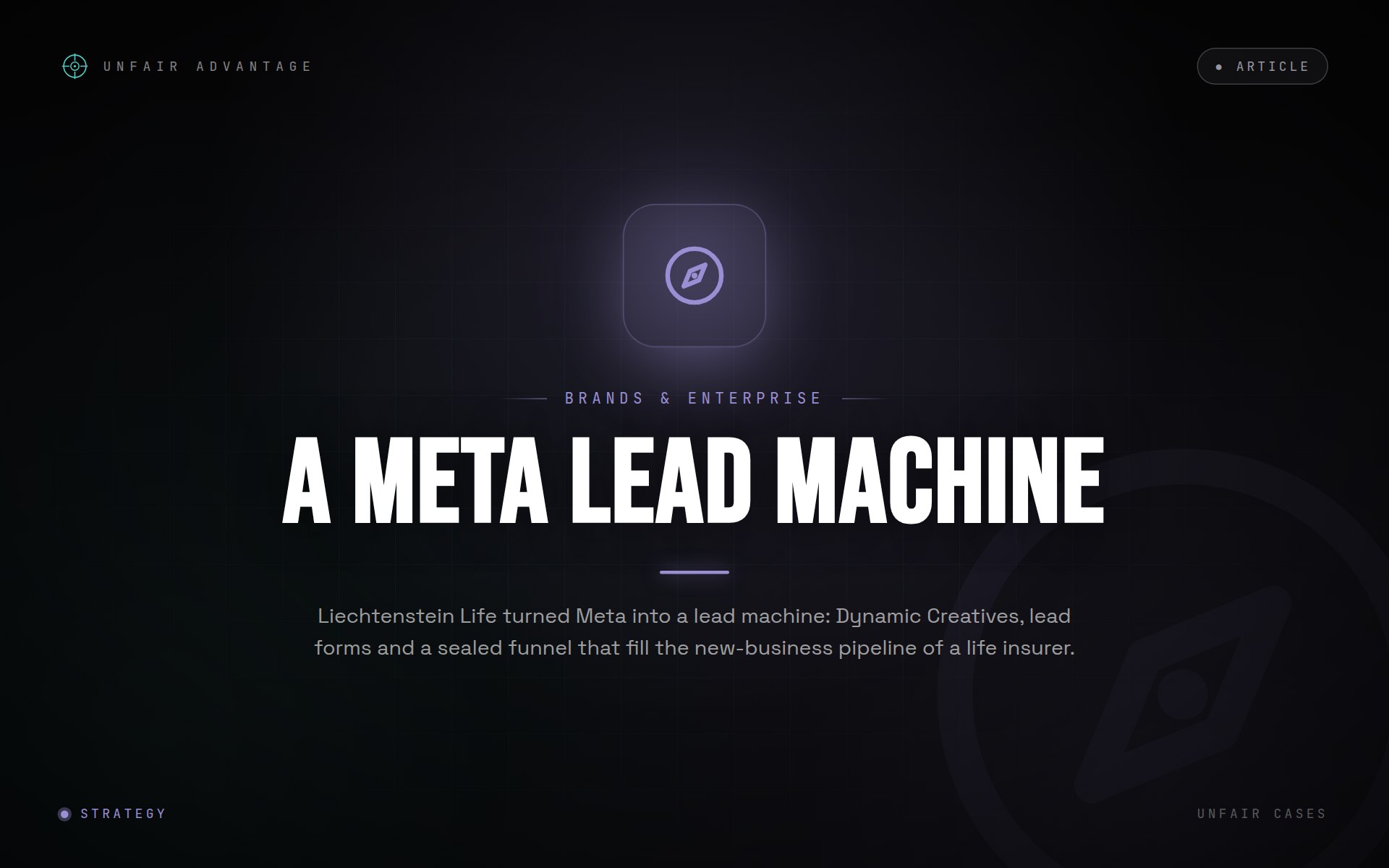 Liechtenstein Life: A Meta Lead Machine for Life Insurance