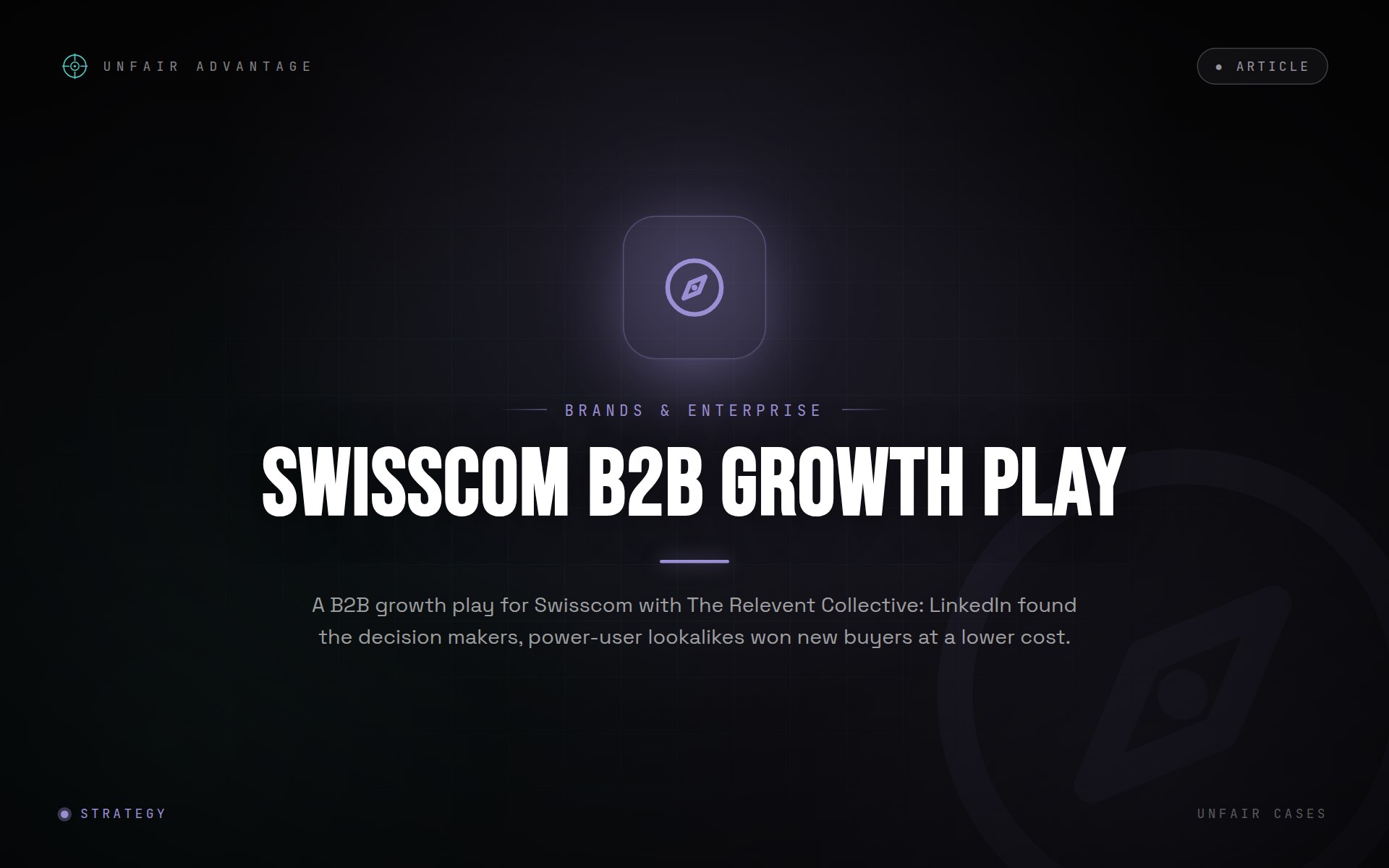 Swisscom: A LinkedIn Growth Play That Won B2B Buyers at Lower Cost